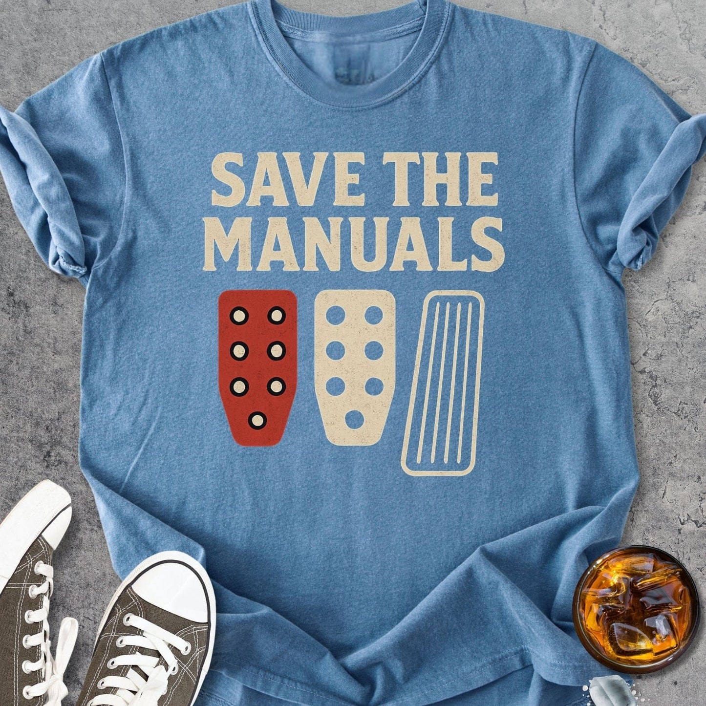 Save The Manuals 2 - Vintage Heavyweight Tee