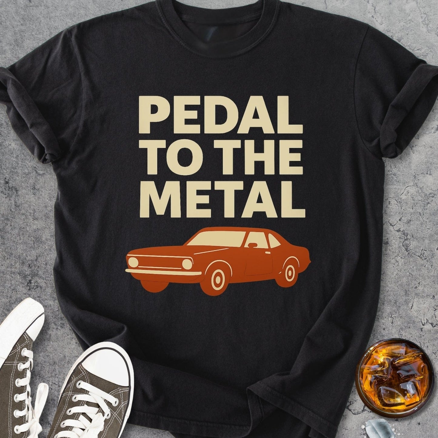 Pedal To The Metal - Vintage Heavyweight Tee