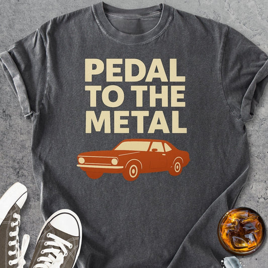 Pedal To The Metal - Vintage Heavyweight Tee