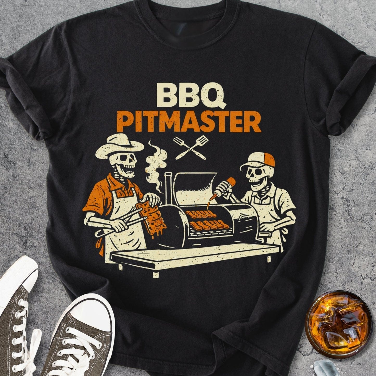 Skeleton BBQ - Vintage Heavyweight Tee