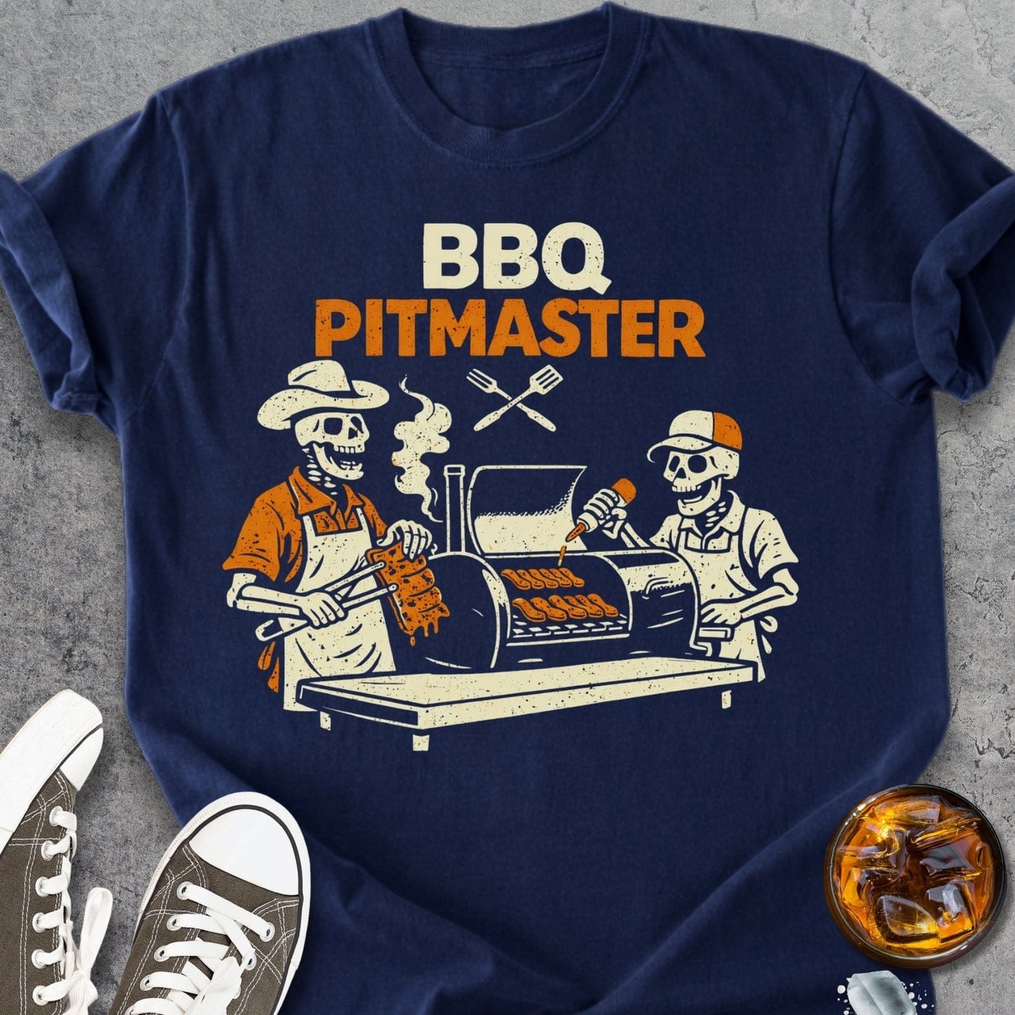 Skeleton BBQ - Vintage Heavyweight Tee