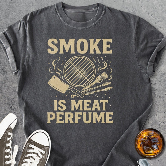 Smoke Is Meat Perfume T-Shirt - Vintage Heavyweight Tee