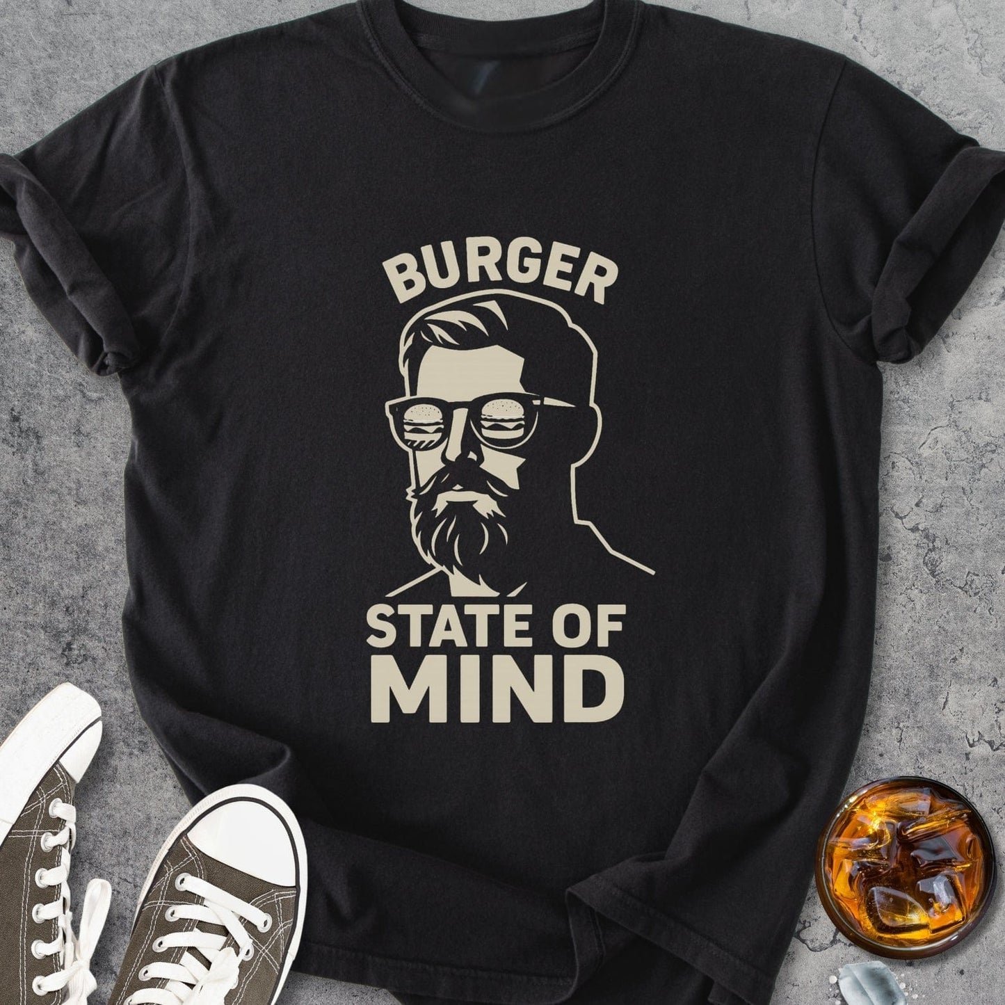 Burger State Of Mind - Vintage Heavyweight Tee