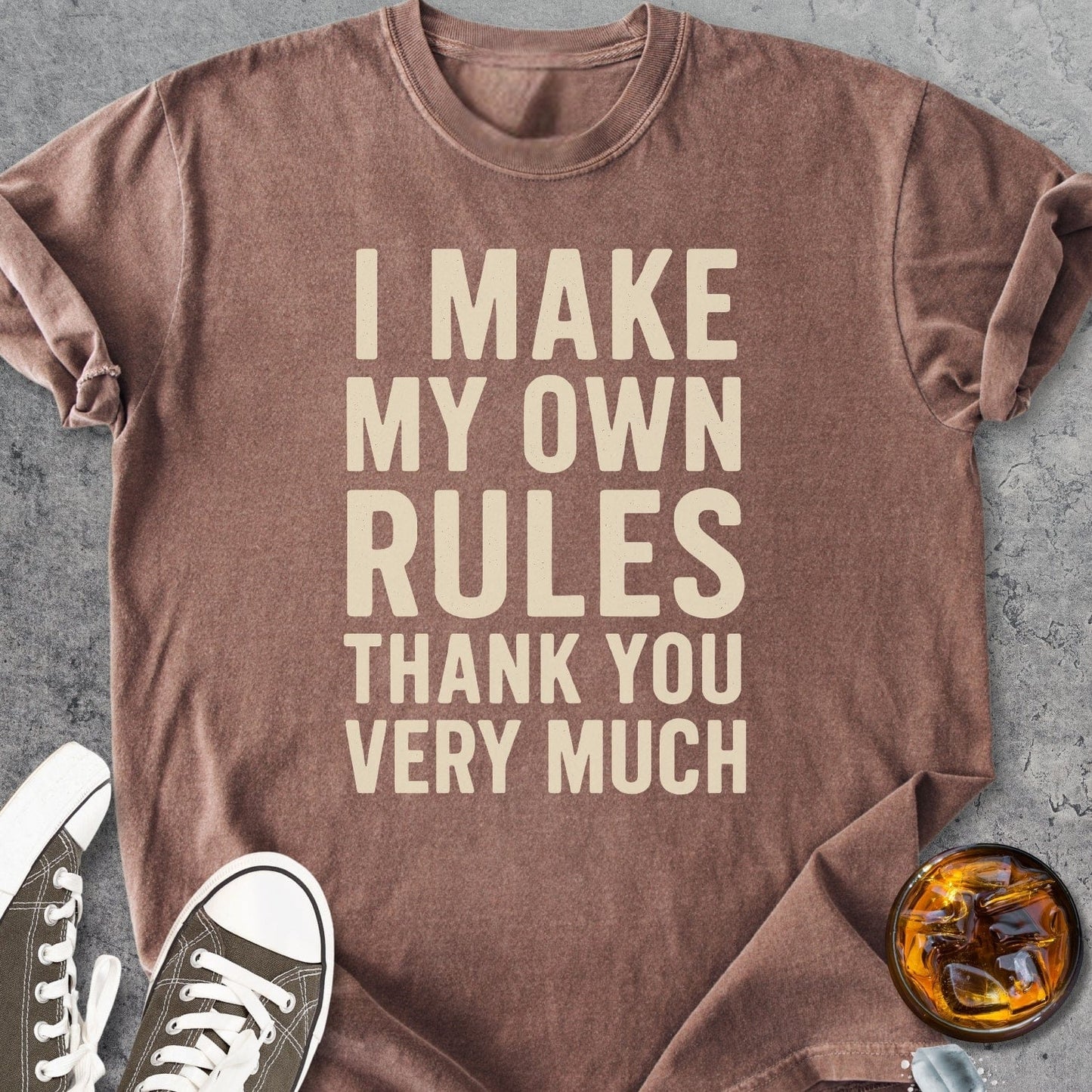 I Make My Own Rules - Vintage Heavyweight Tee