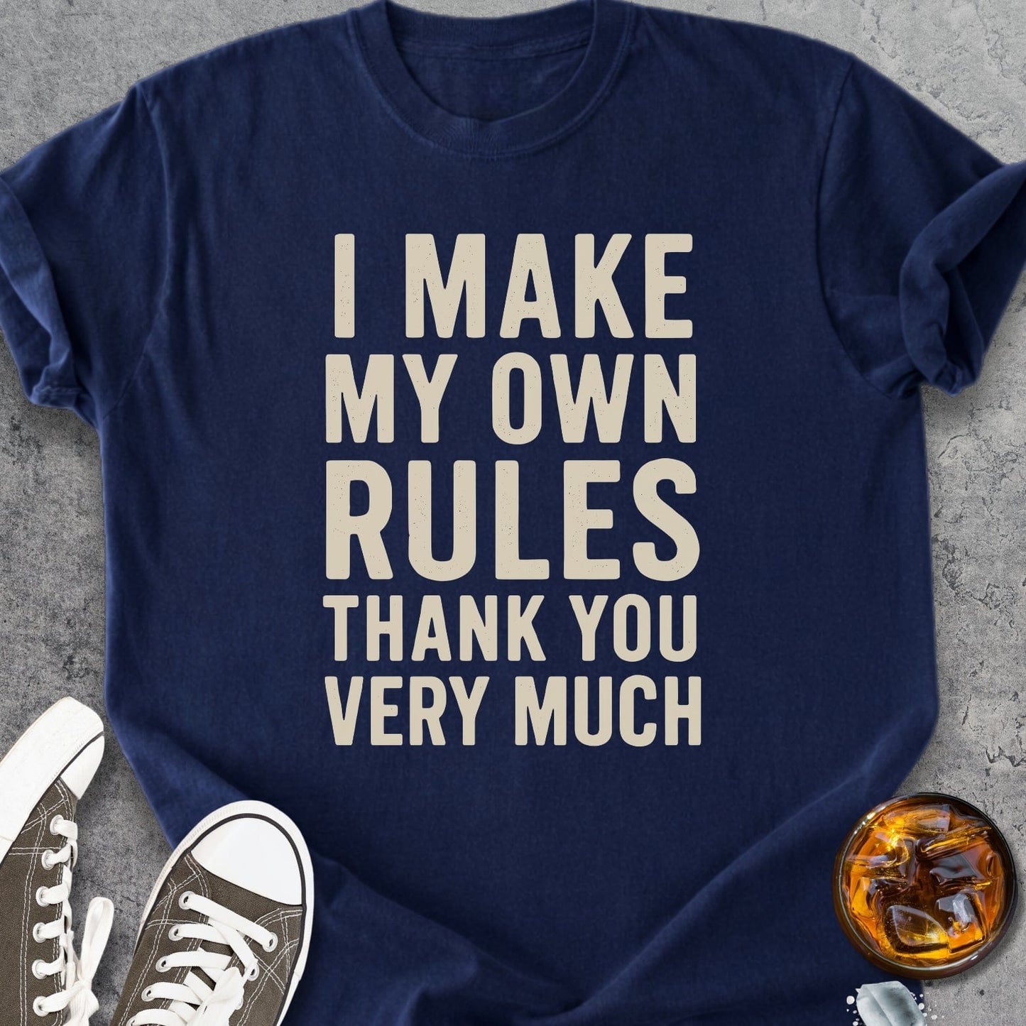 I Make My Own Rules - Vintage Heavyweight Tee