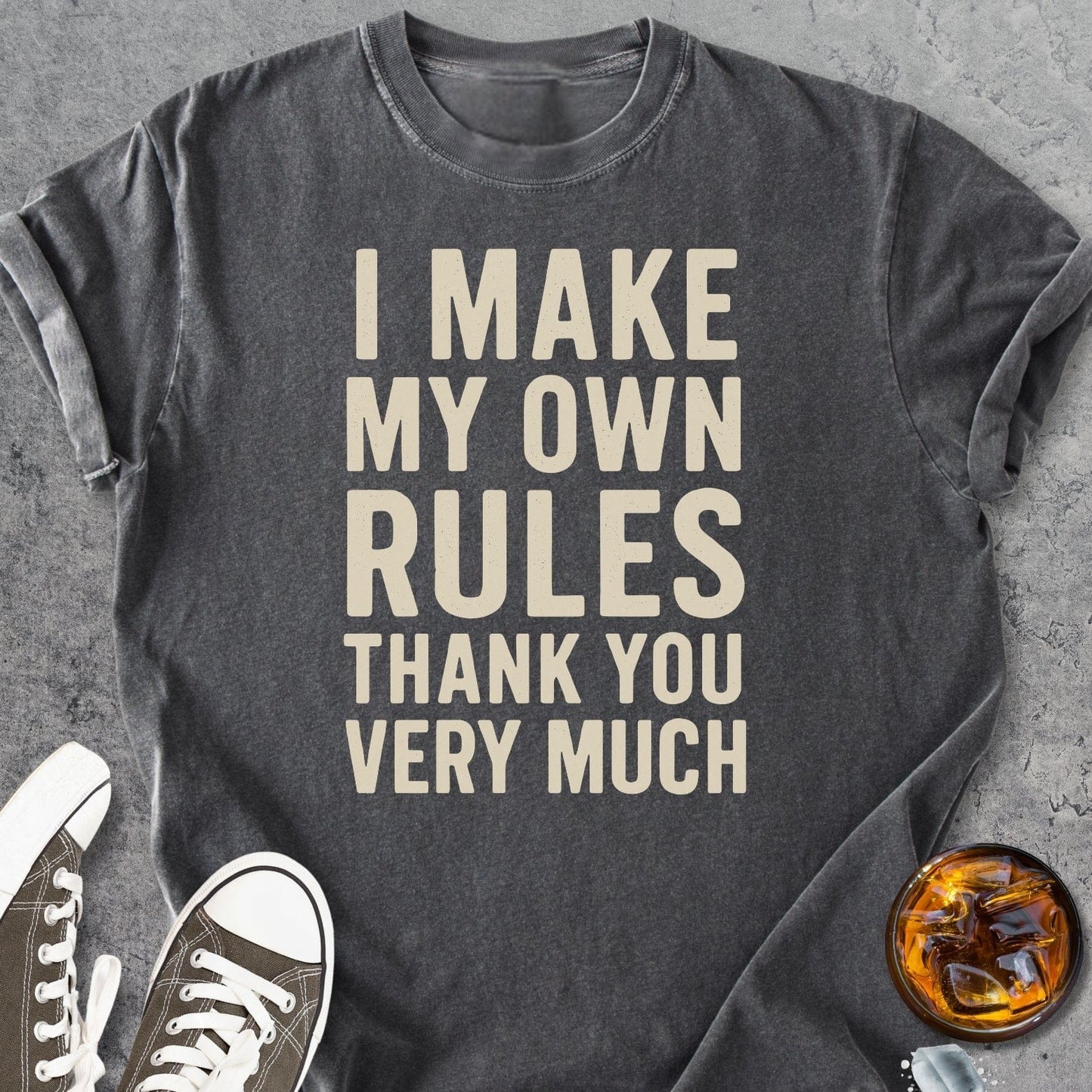 I Make My Own Rules - Vintage Heavyweight Tee
