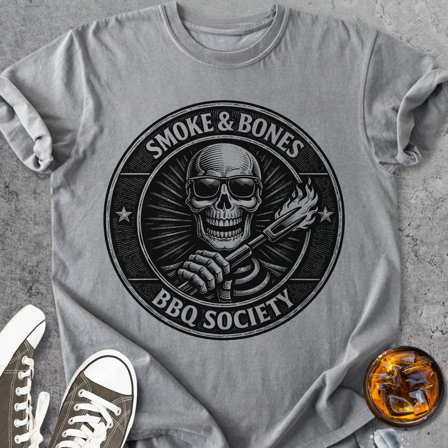 Smoke And Bones - Vintage Heavyweight Tee
