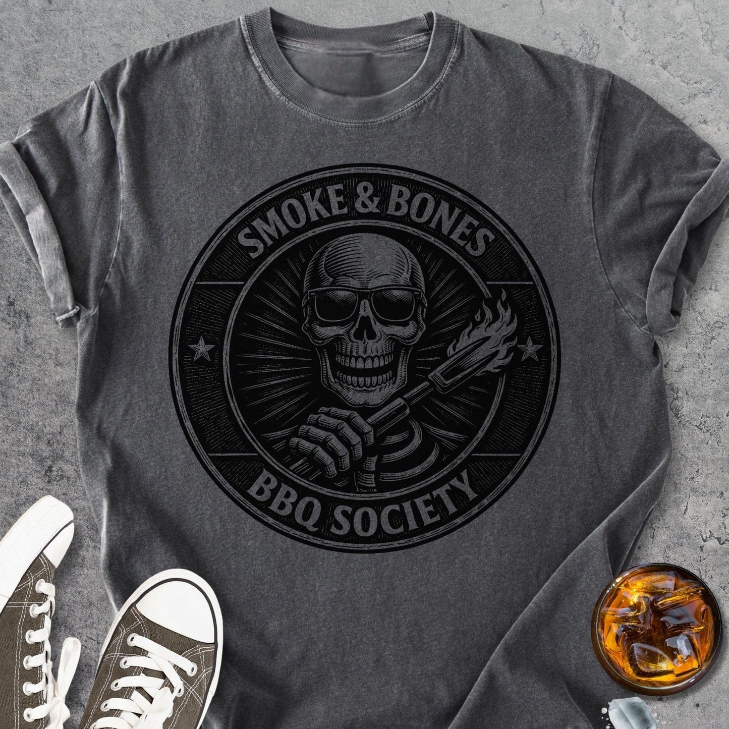 Smoke And Bones - Vintage Heavyweight Tee