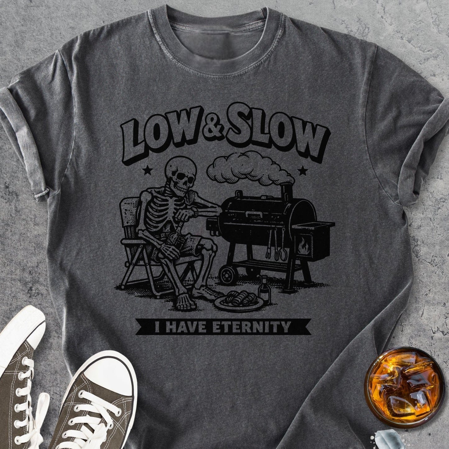 Low And Slow Eternity - Vintage Heavyweight Tee