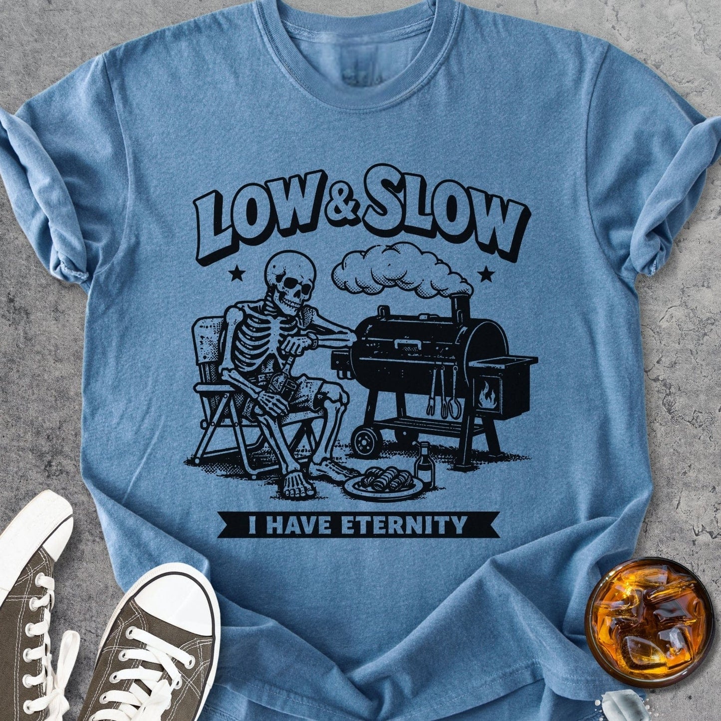 Low And Slow Eternity - Vintage Heavyweight Tee