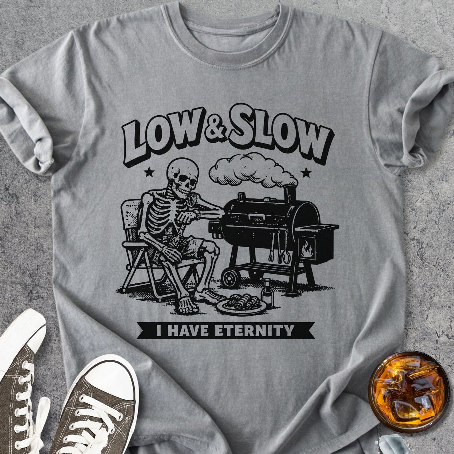 Low And Slow Eternity - Vintage Heavyweight Tee