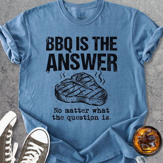 BBQ Is The Answer - Vintage Heavyweight Tee