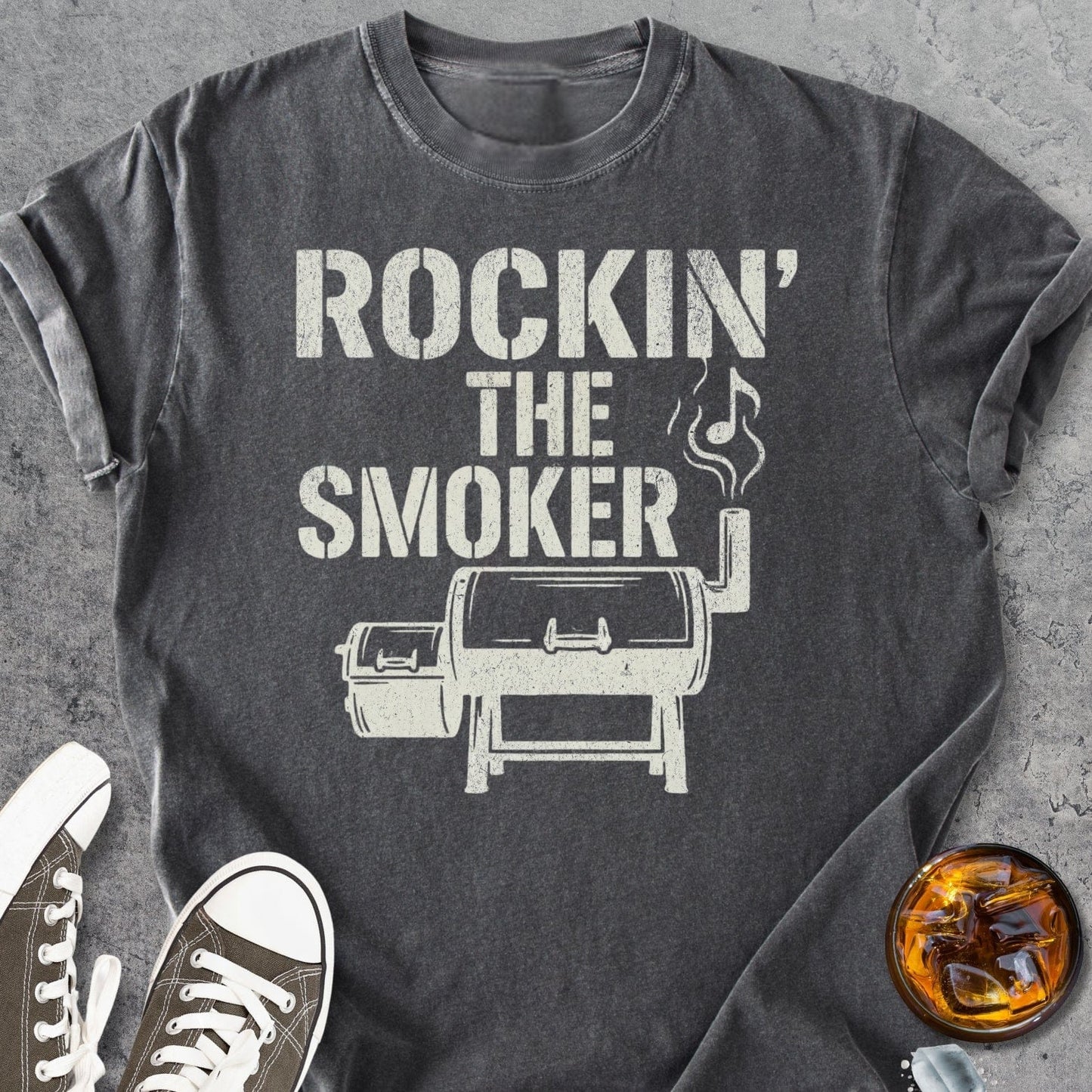 Rockin The Smoker - Vintage Heavyweight Tee