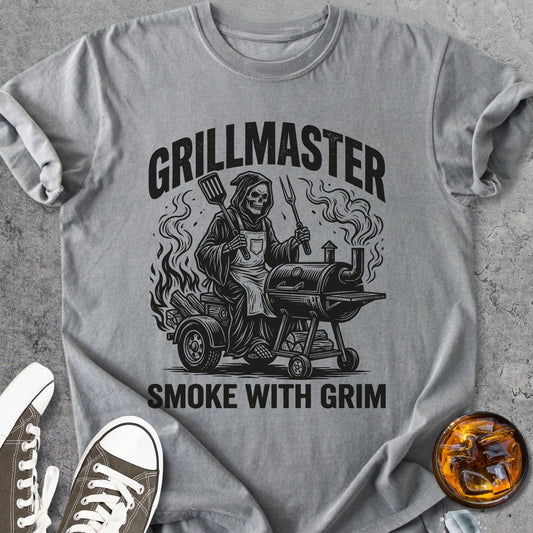 Smoke With Grim - Vintage Heavyweight Tee