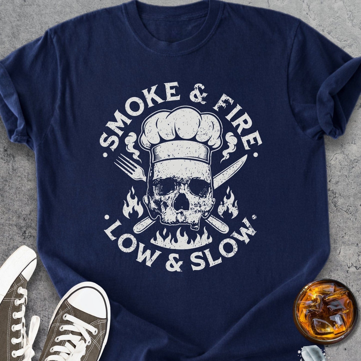 Smoke And Fire - Vintage Heavyweight Tee