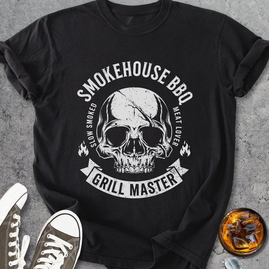 Grill Master Skull - Vintage Heavyweight Tee
