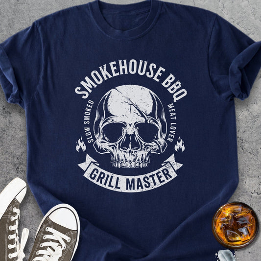 Grill Master Skull - Vintage Heavyweight Tee