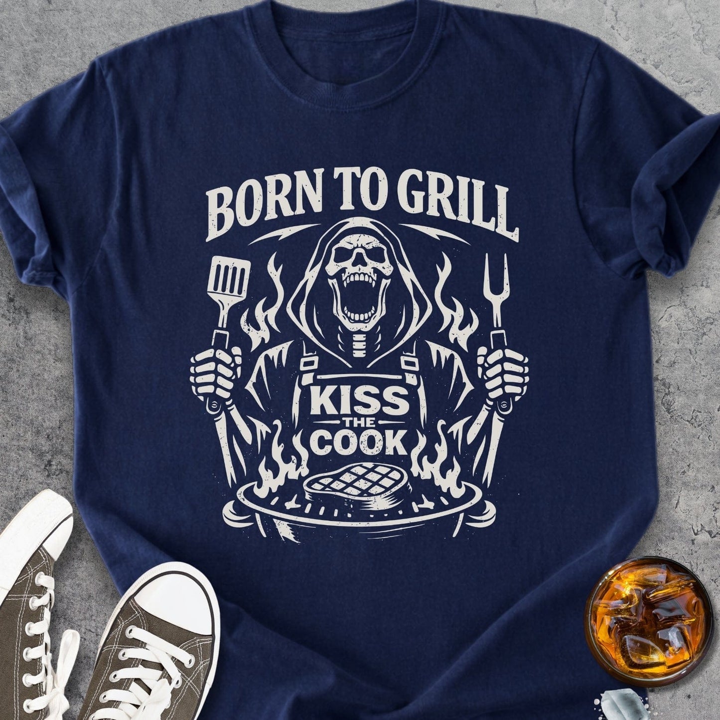 Kiss The Cook - Vintage Heavyweight Tee