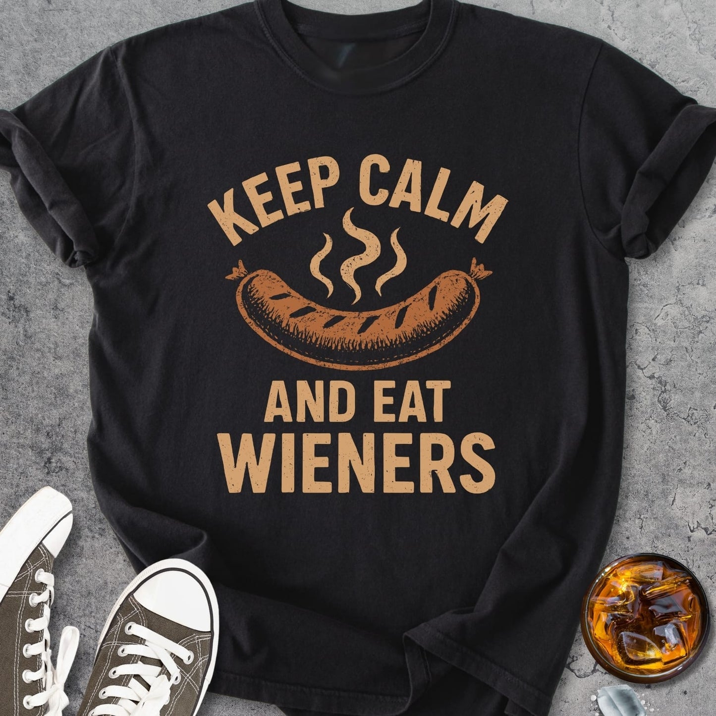 Keep Calm Funny - Vintage Heavyweight Tee