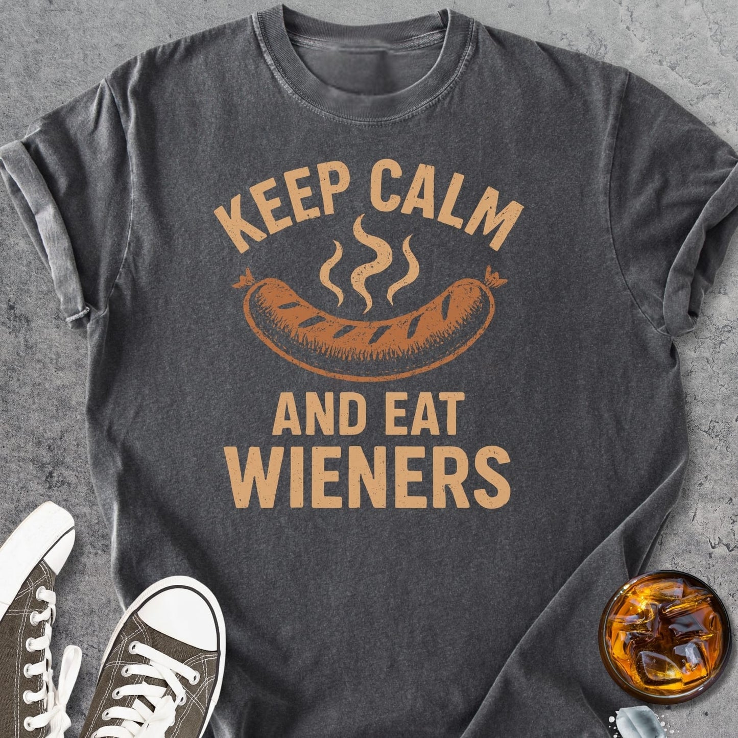 Keep Calm Funny - Vintage Heavyweight Tee