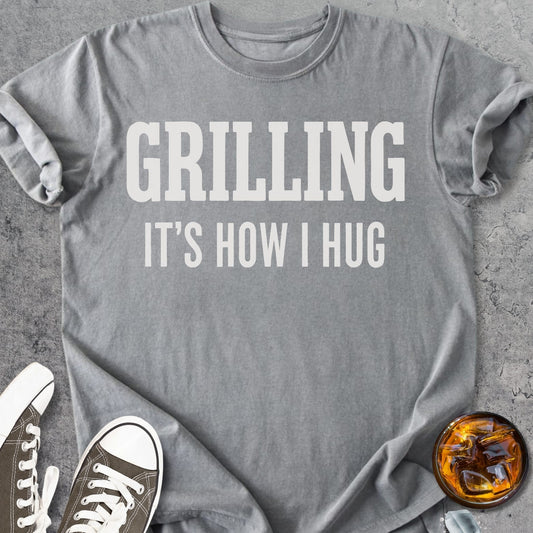 Grilling It's How I Hug - Vintage Heavyweight Tee