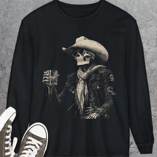 Skeleton After Hour Long-Sleeve Tee