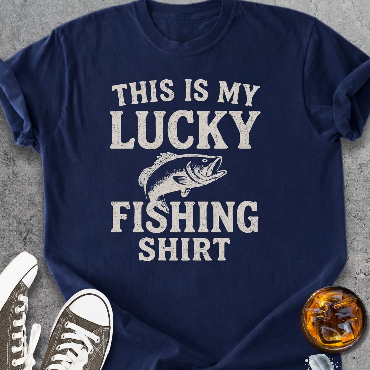This Is My Lucky Fishing Shirt - Vintage Heavyweight Tee