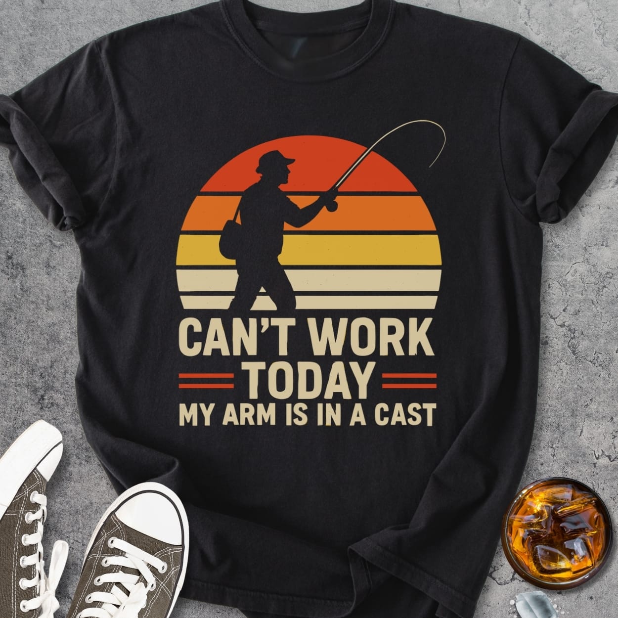 Can't Work Today - Vintage Heavyweight Tee