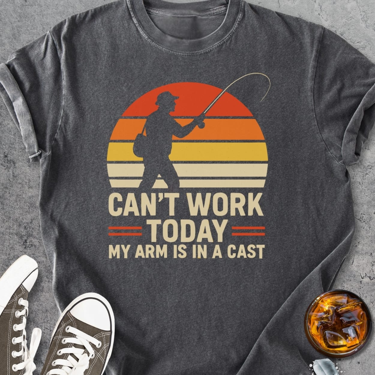 Can't Work Today - Vintage Heavyweight Tee