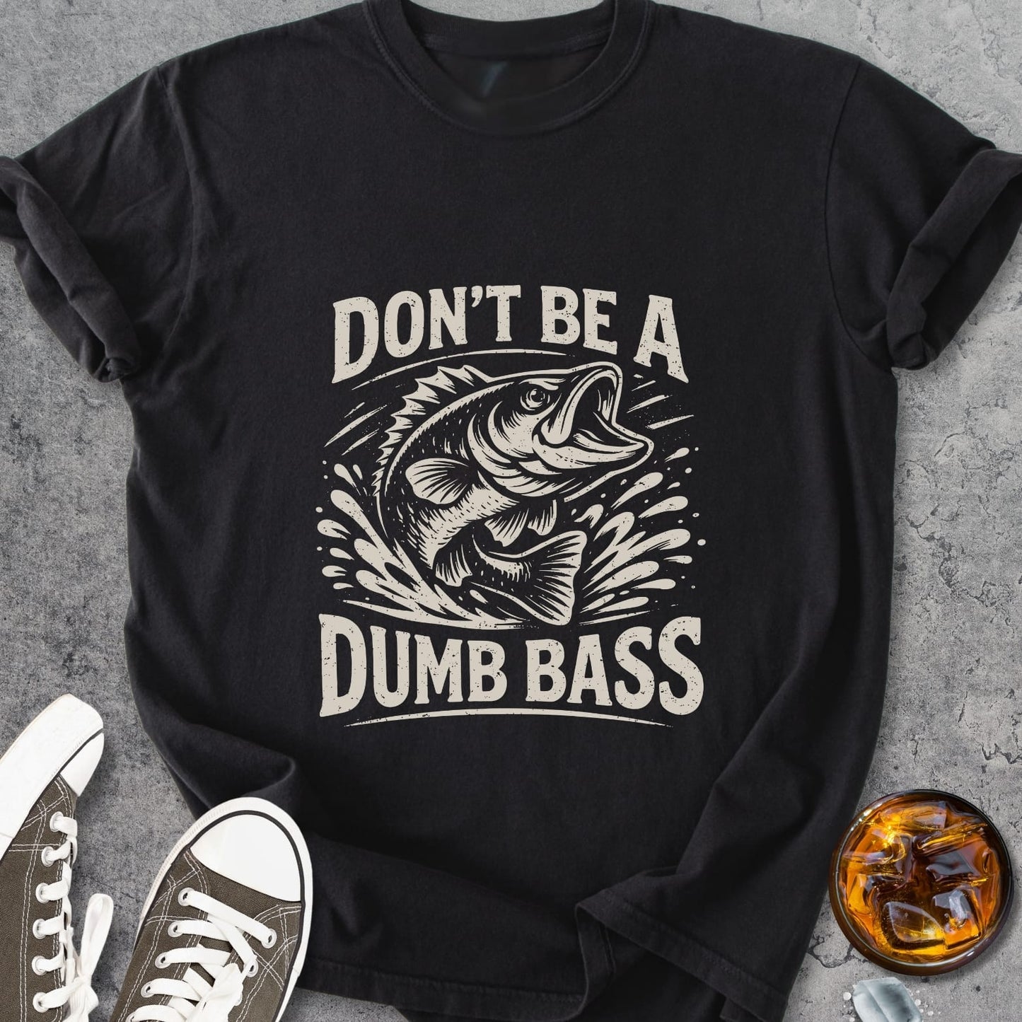Don't Be A Dumb Bass - Vintage Heavyweight Tee