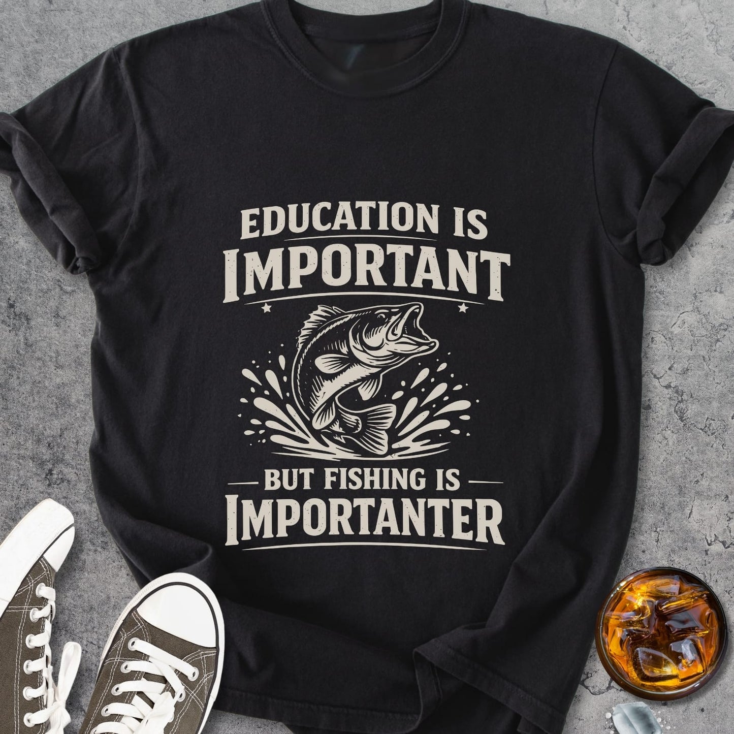 Education Is Important - Vintage Heavyweight Tee