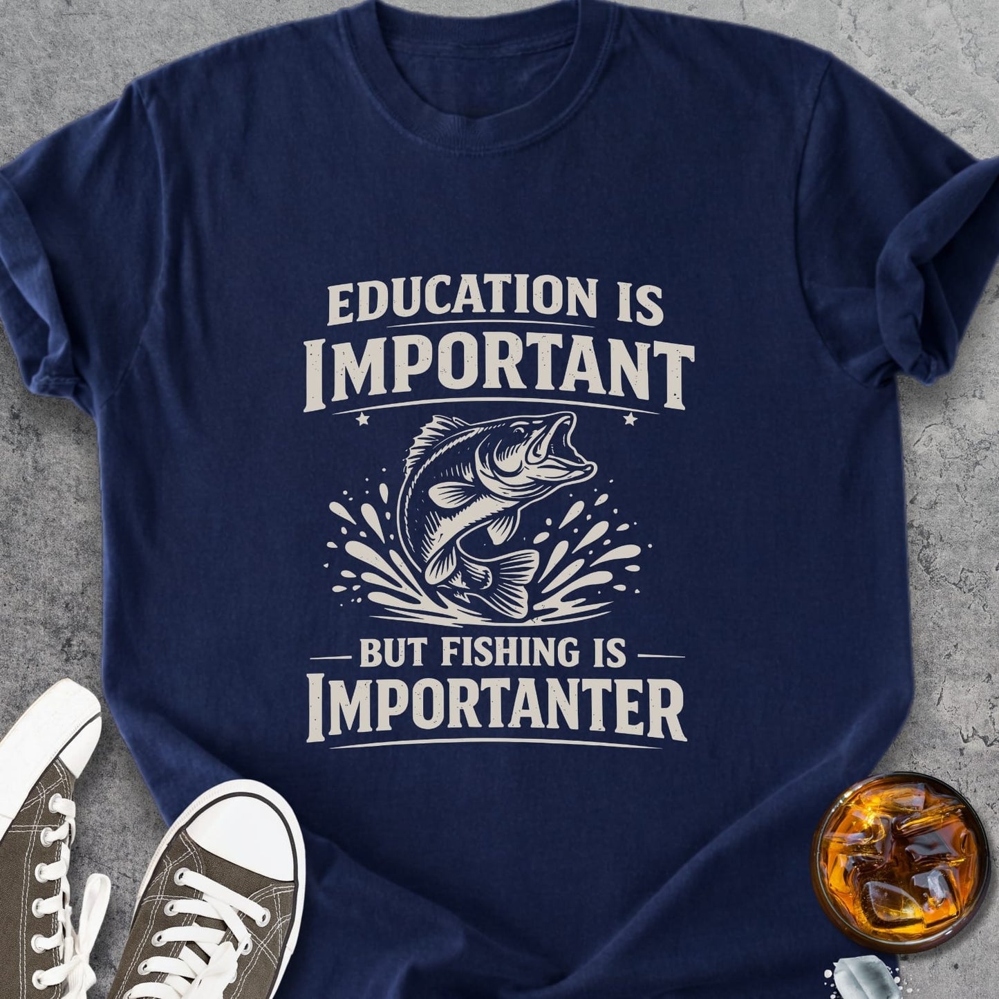 Education Is Important - Vintage Heavyweight Tee