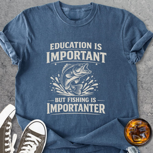 Education Is Important - Vintage Heavyweight Tee
