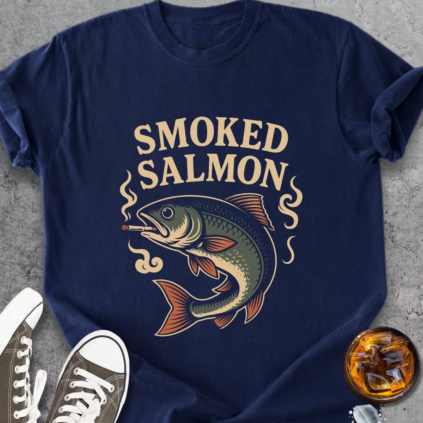 Smoked Salmon - Vintage Heavyweight Tee