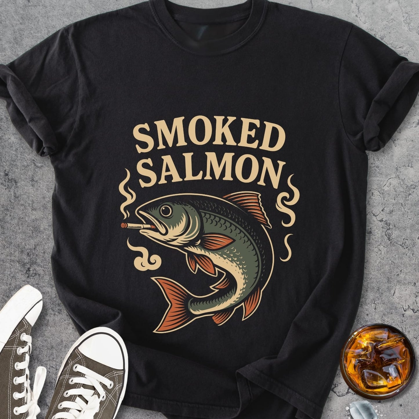 Smoked Salmon - Vintage Heavyweight Tee