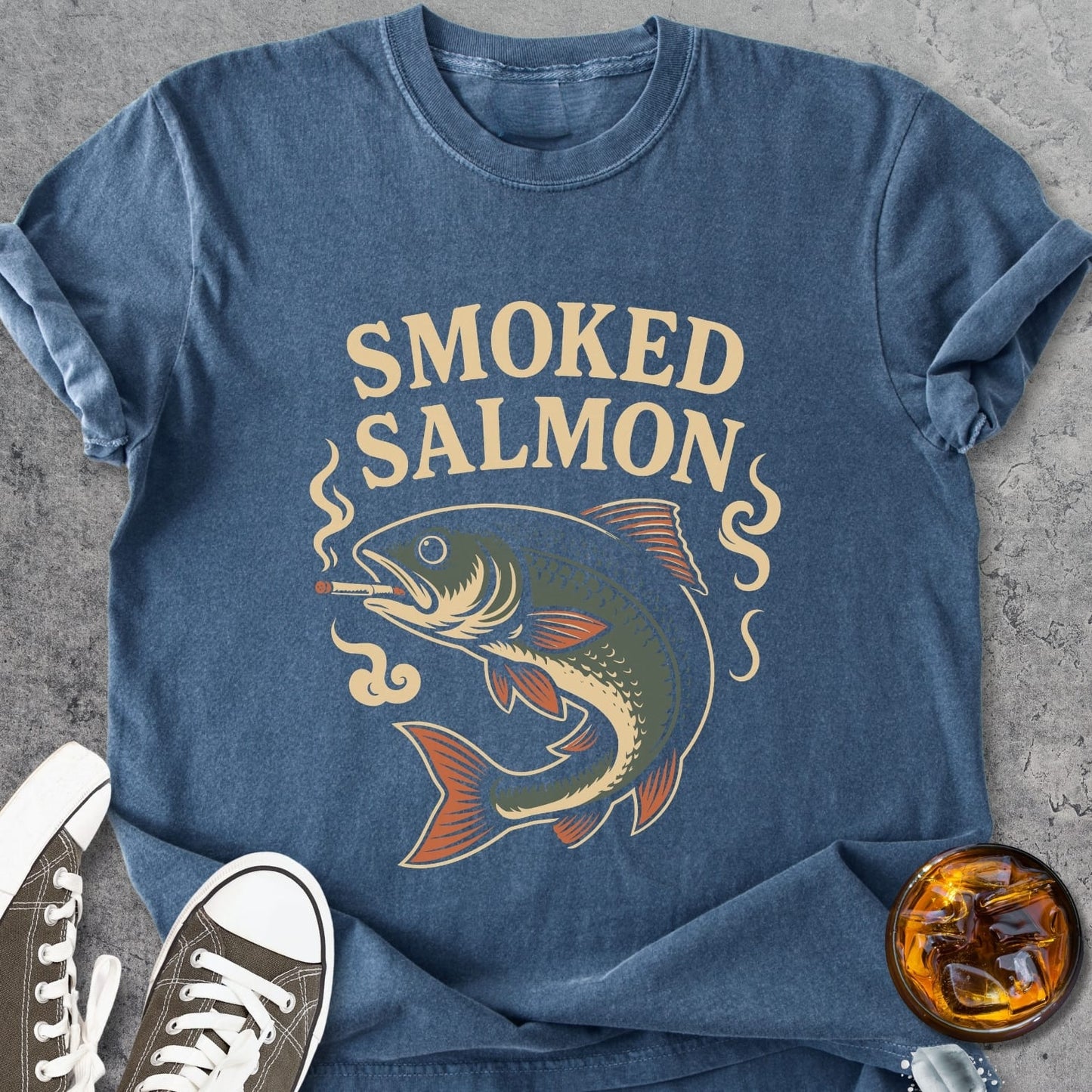 Smoked Salmon - Vintage Heavyweight Tee