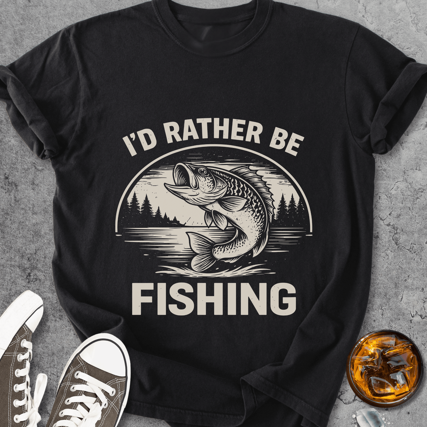 Rather Be Fishing - Vintage Heavyweight Tee