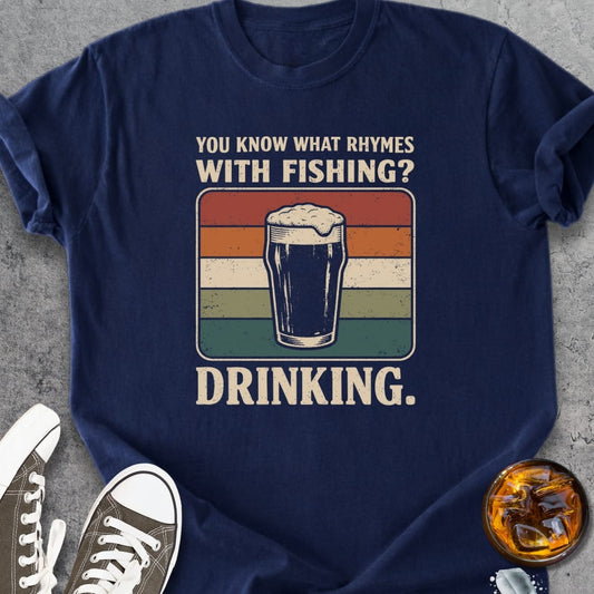 What Rhymes With Fishing - Vintage Heavyweight Tee