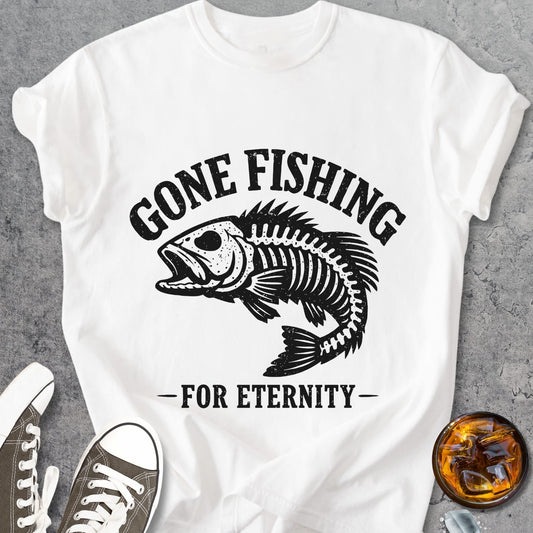 Gone Fishing For Eternity - Vintage Heavyweight Tee