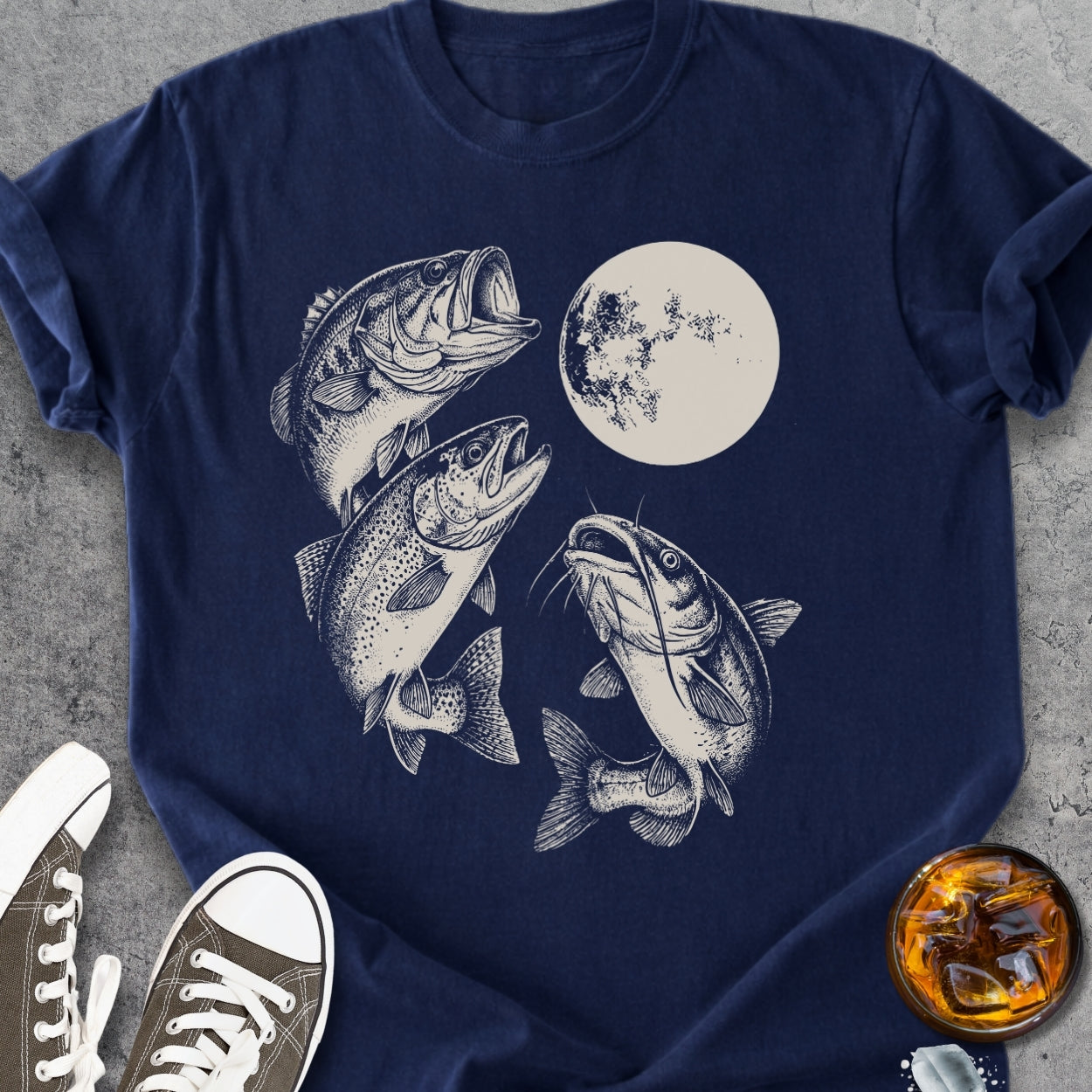 Hooked After Dark - Premium Heavyweight Tee
