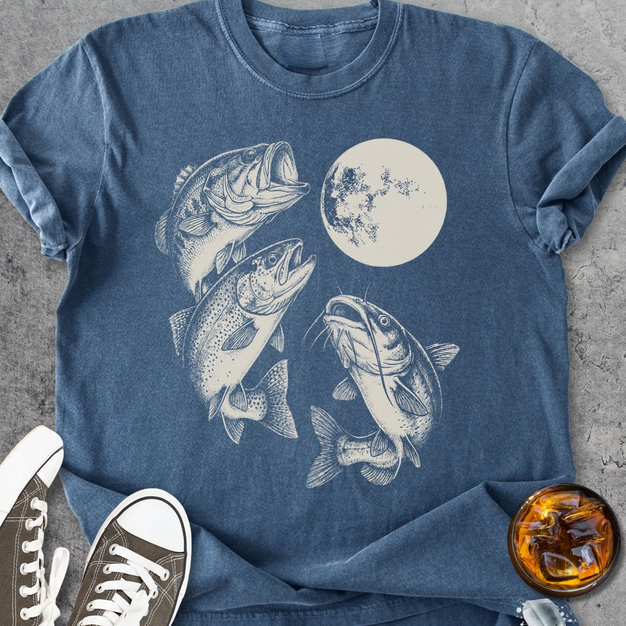 Hooked After Dark - Premium Heavyweight Tee