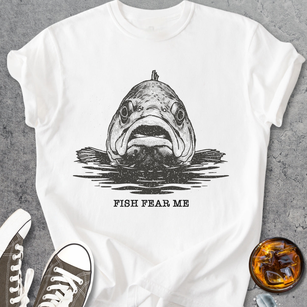 Fish Fear Me - Premium Heavyweight Tee