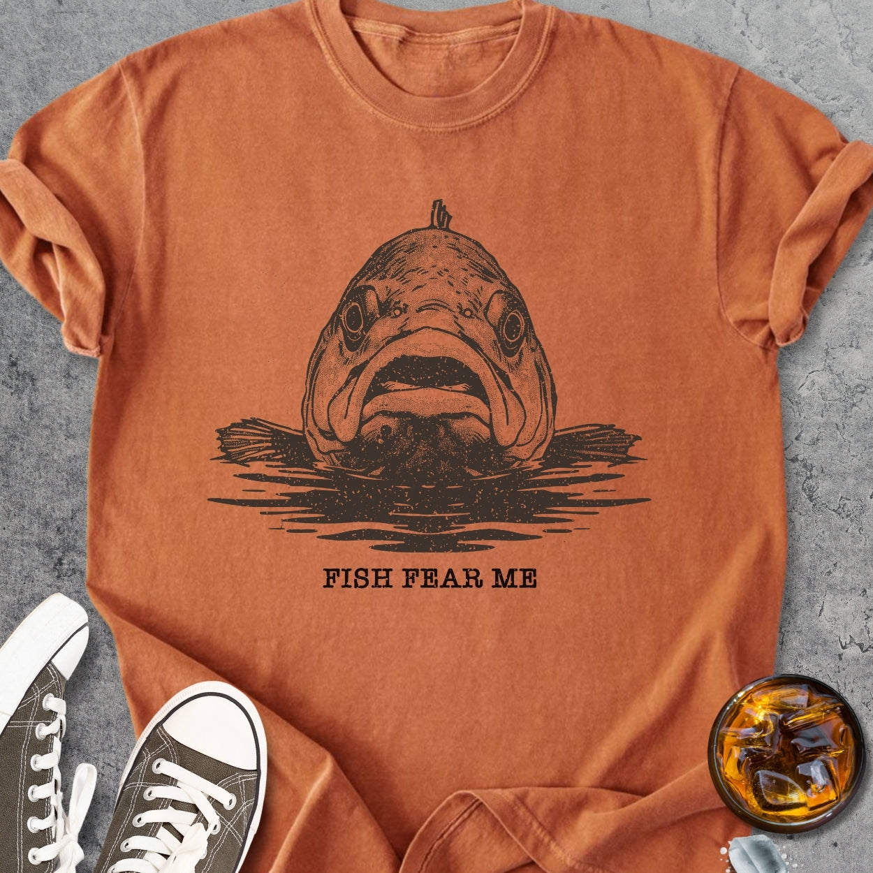 Fish Fear Me - Premium Heavyweight Tee