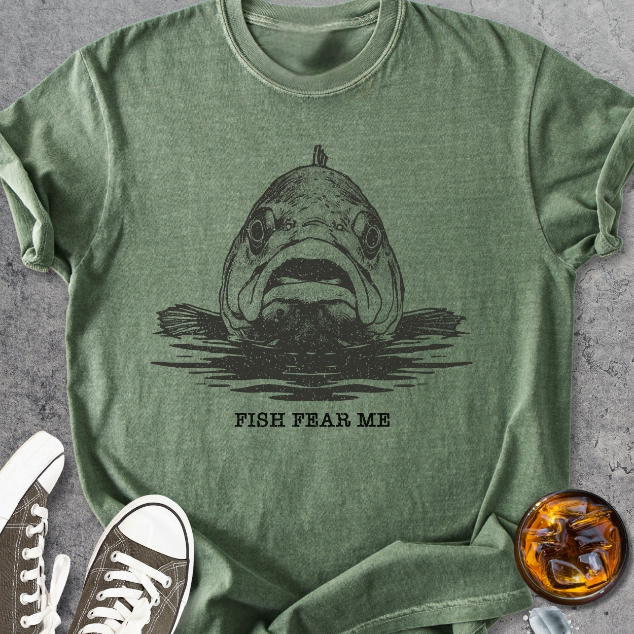 Fish Fear Me - Premium Heavyweight Tee