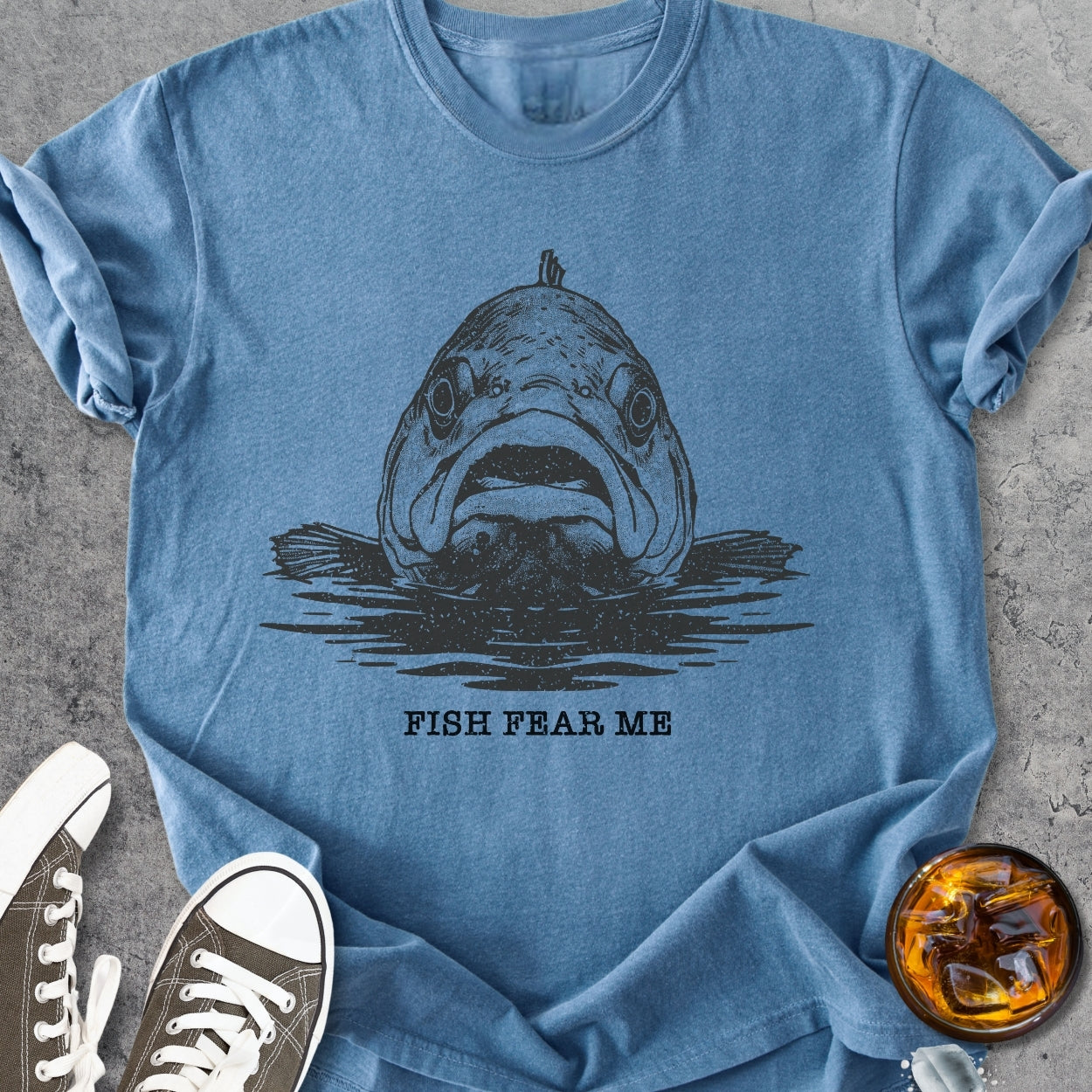 Fish Fear Me - Premium Heavyweight Tee