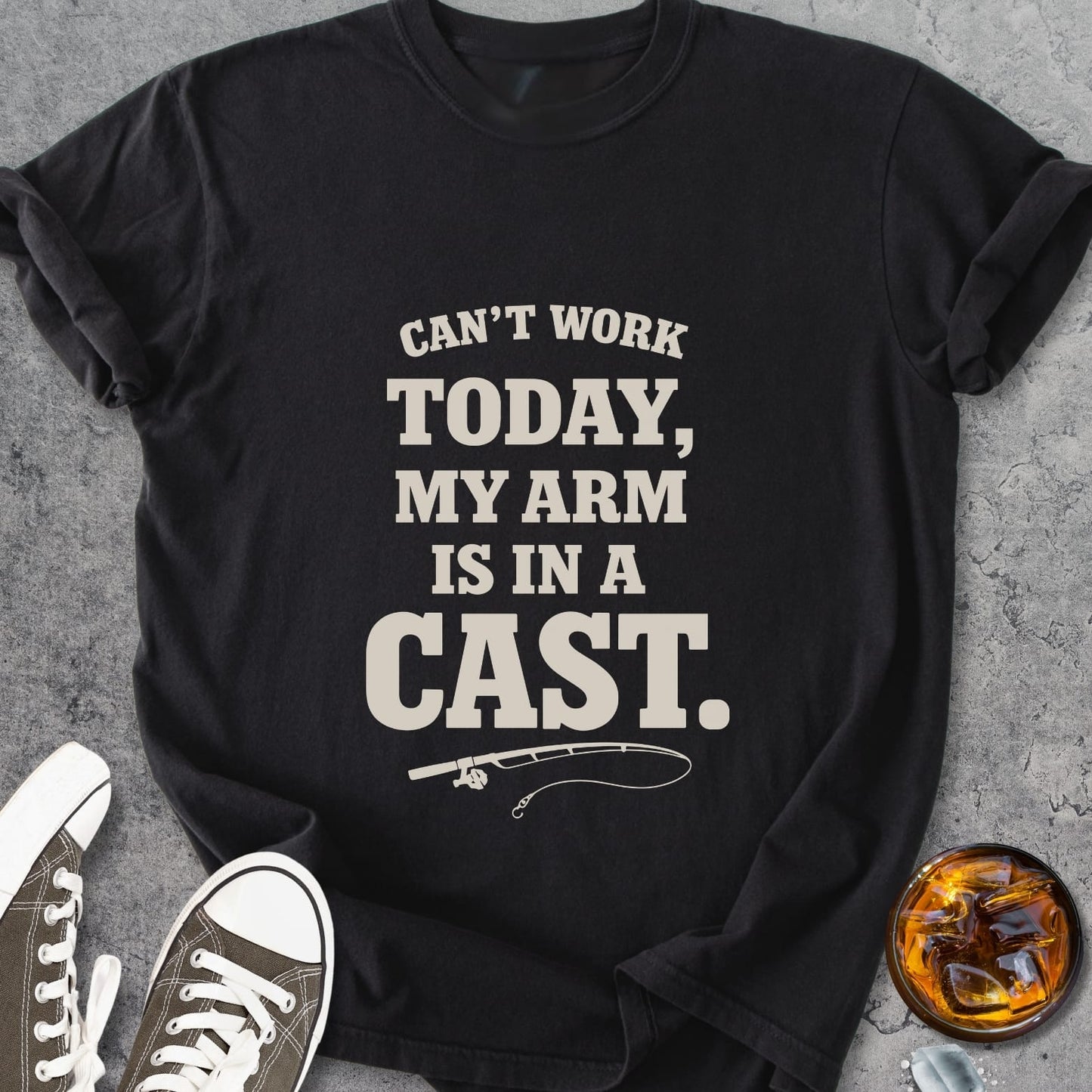 My Arm Is In A Cast - Premium Heavyweight Tee