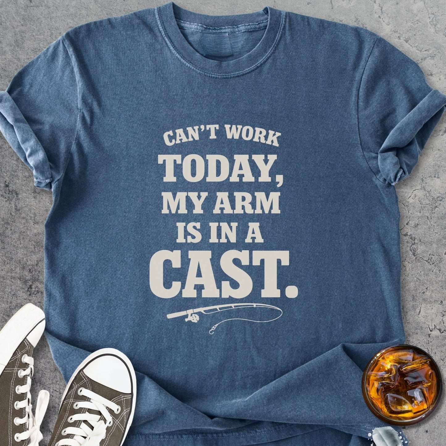 My Arm Is In A Cast - Premium Heavyweight Tee