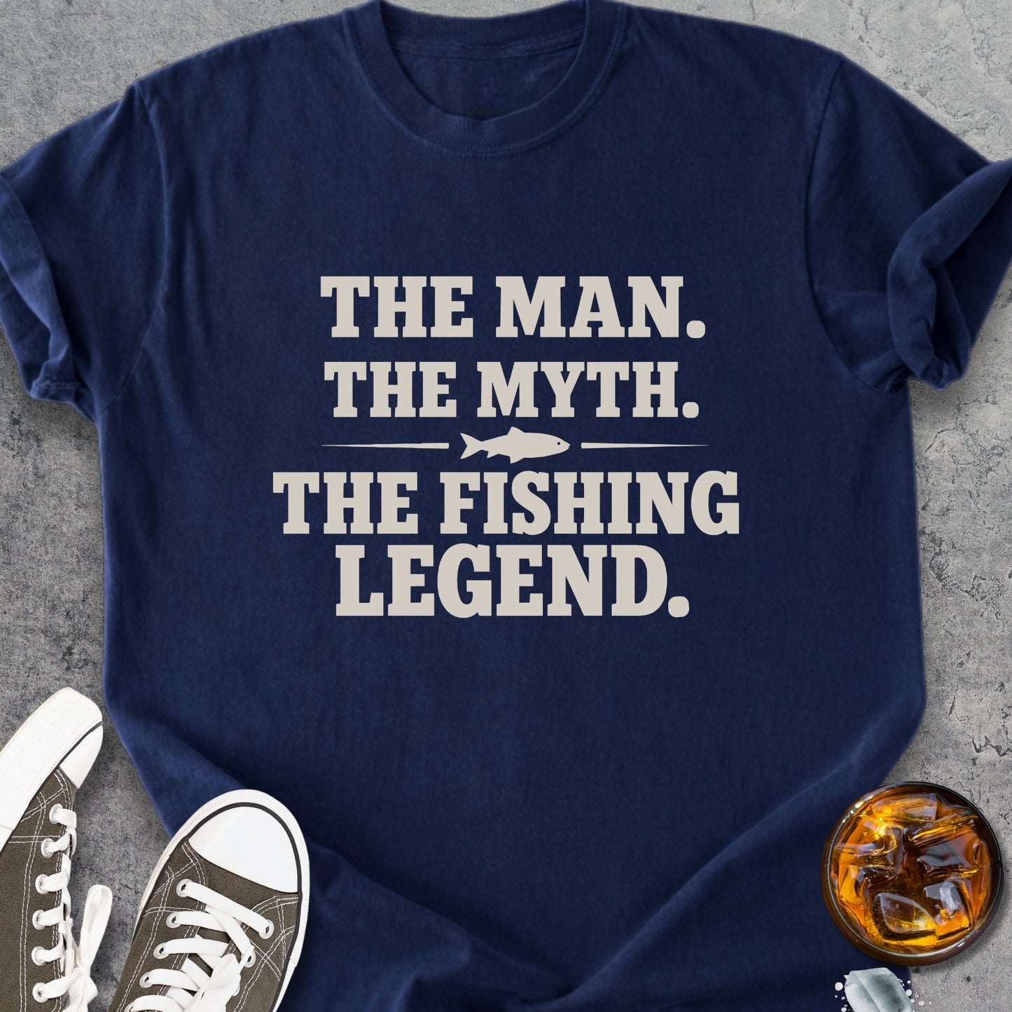 The Fishing Legend - Vintage Heavyweight Tee