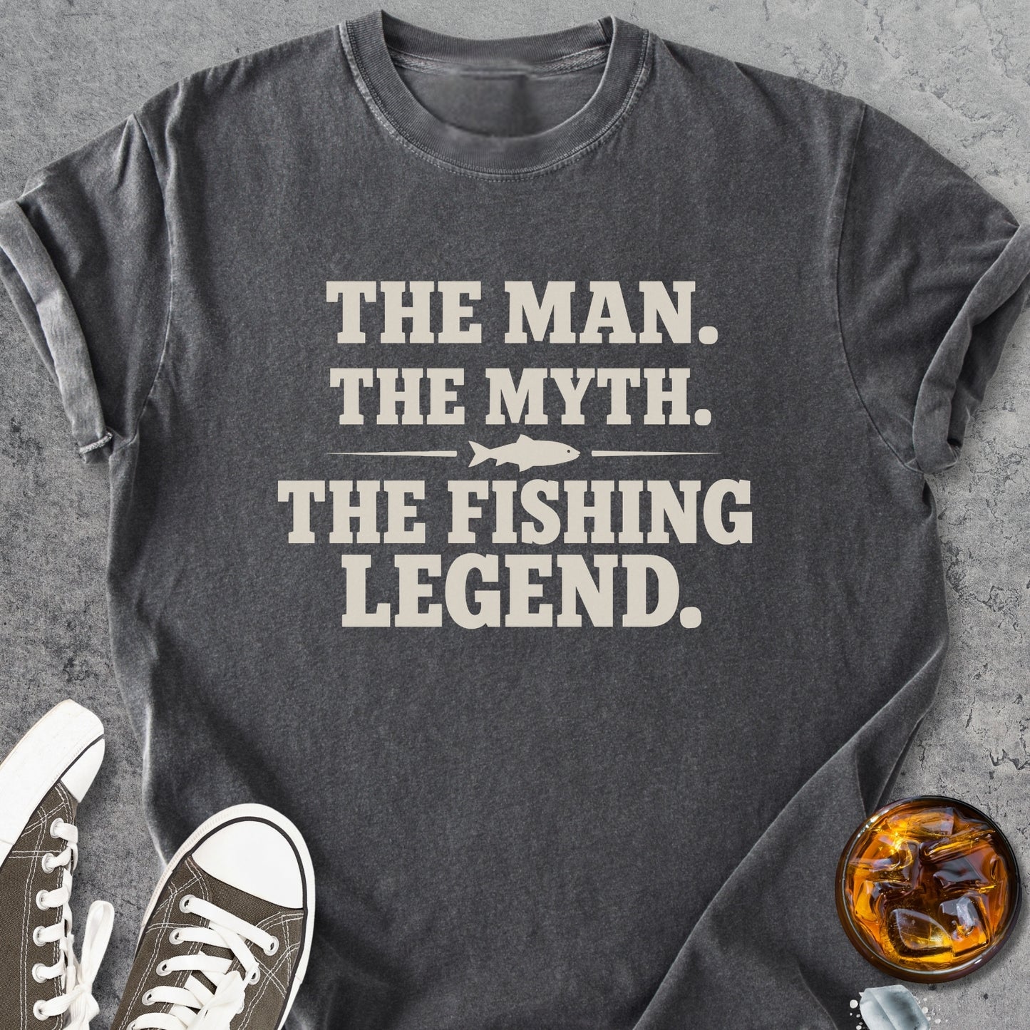 The Fishing Legend - Vintage Heavyweight Tee
