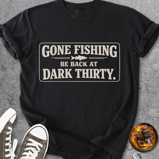Gone Fishing - Vintage Heavyweight Tee